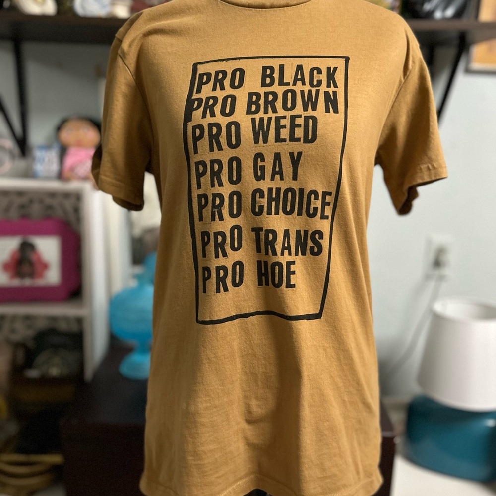 Pro Statement Brown Graphic Tee